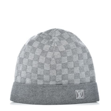 lv gray hat|louis vuitton grey beanie.